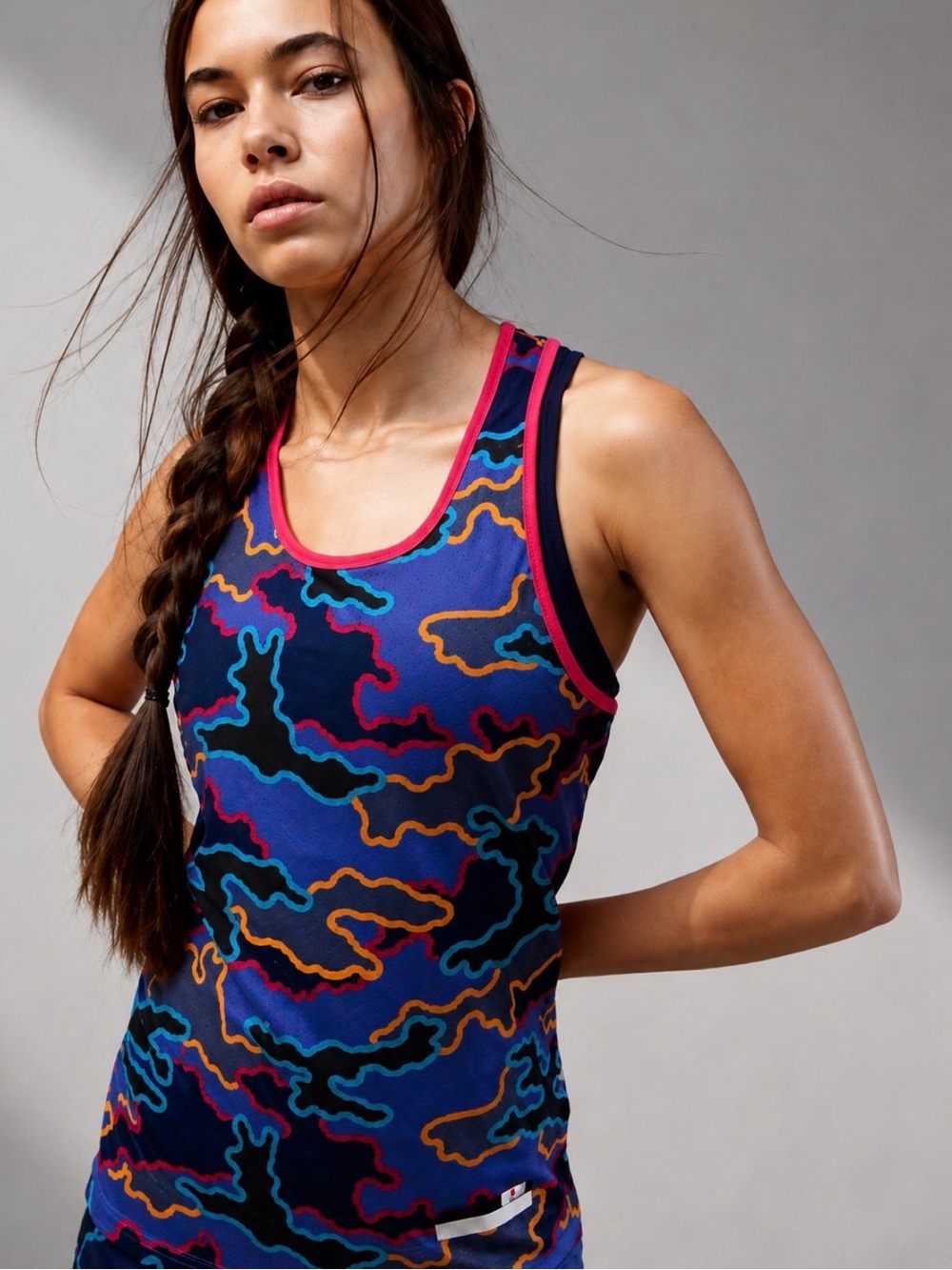 Stella McCartney X ADIDAS Camo Stella Sport Tank Top Size S